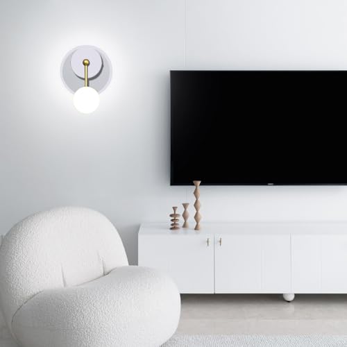 Image of XEYOU 18W Modern Wall Sconce Lighting Indoor LED Creative Wall Light Fixture Clock Shape Decoration Wall Lamp for Living Room Bedroom Stair Corridor
