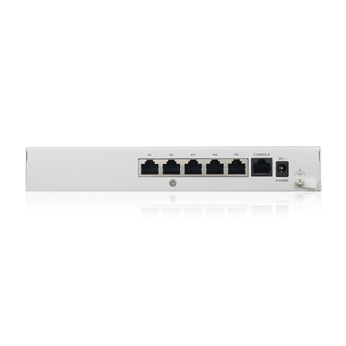 Image of Zyxel USGFLEX50H Cyber Security Firewall | 2 Gbps, Up to 25 Users | 2-Year Gold UTM Security Pack | 5X Gigabit Ports | IPSec /SSL VPN, IPS Anti-Malware, UTM | Nebula Cloud | Fanless | TAA Compliant