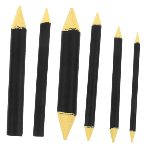 ERINGOGO Artists Sketching Tools 6pcs Eraser Pen Blending Stumps Paper Ideal for Artistic Creativity