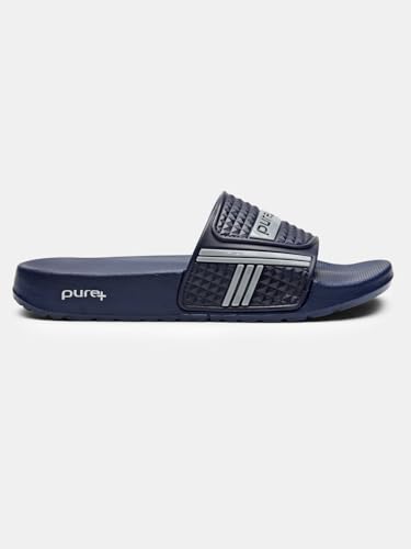 Image of URJO PURE 55 Men's Sliders /Slippers Lightweight Super Flexible Arch Support Durable Anti Skid & Stylish Dailywear Sliders /Slippers for Men (URJO By Welcome)