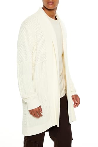 Forever 21 Men's Fisherman Cardigan Sweater4