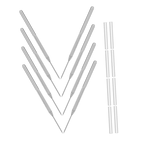 NUOBESTY Ceramic Clay Tools 8pcs Needle Set for Pottery Sculpting Ceramic Detailing Art Projects