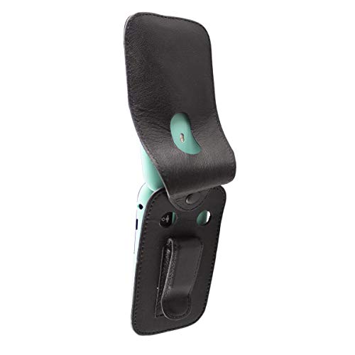 caseroxx Leather-Case with belt clip compatible with Panasonic KX-TU400EXC made from genuine leather - Image 3
