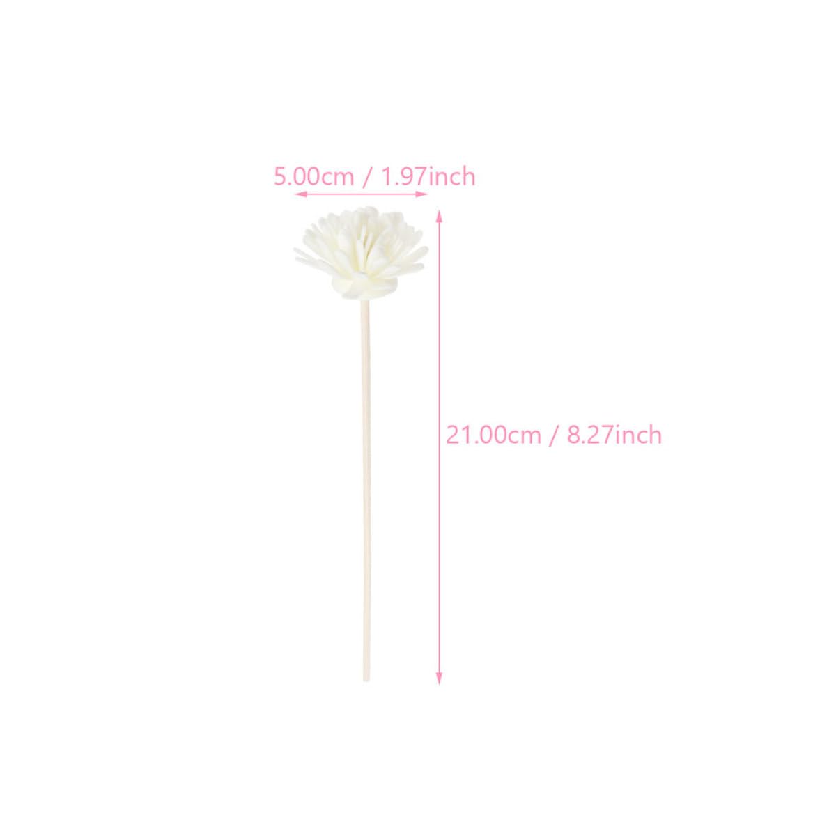 VICASKY Lot de 10 Bâtonnets Diffuseurs de Parfum Fleurs Séchées pour Décoration et Diffusion d'Huiles Essentielles la Maison