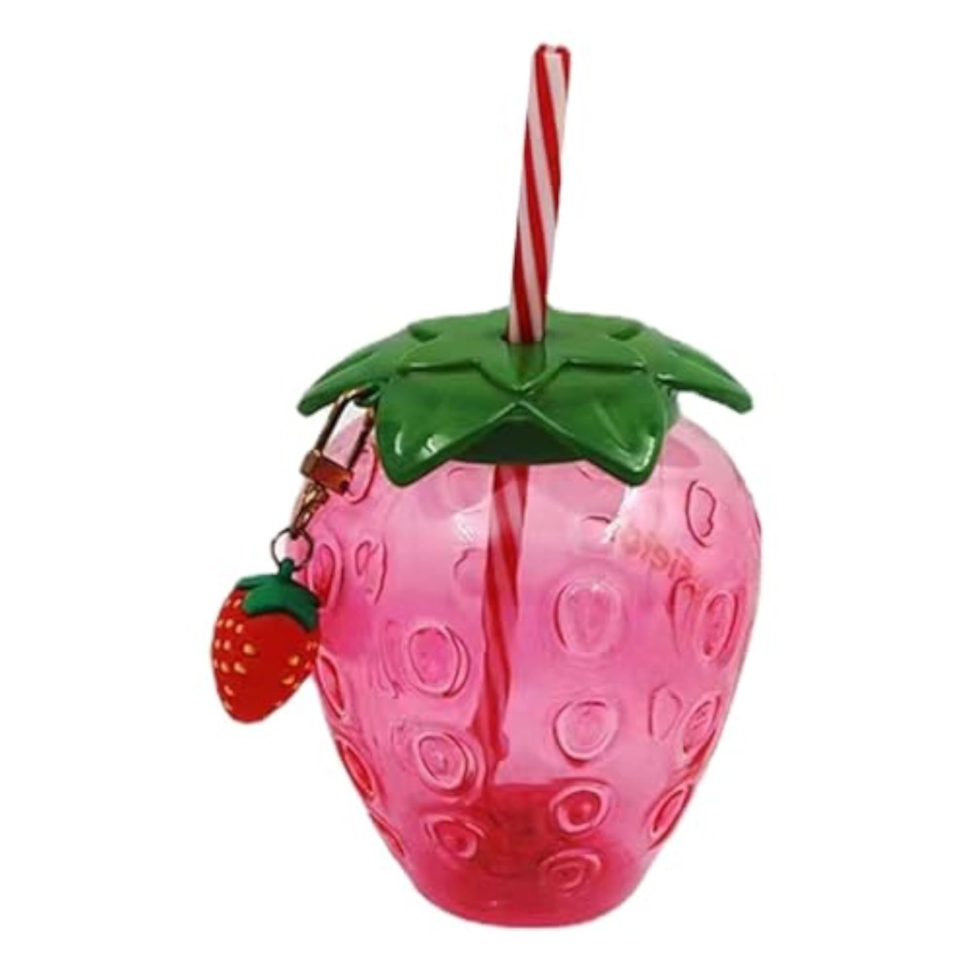 10x Strawberry Sippy Cup with Straw for Kids