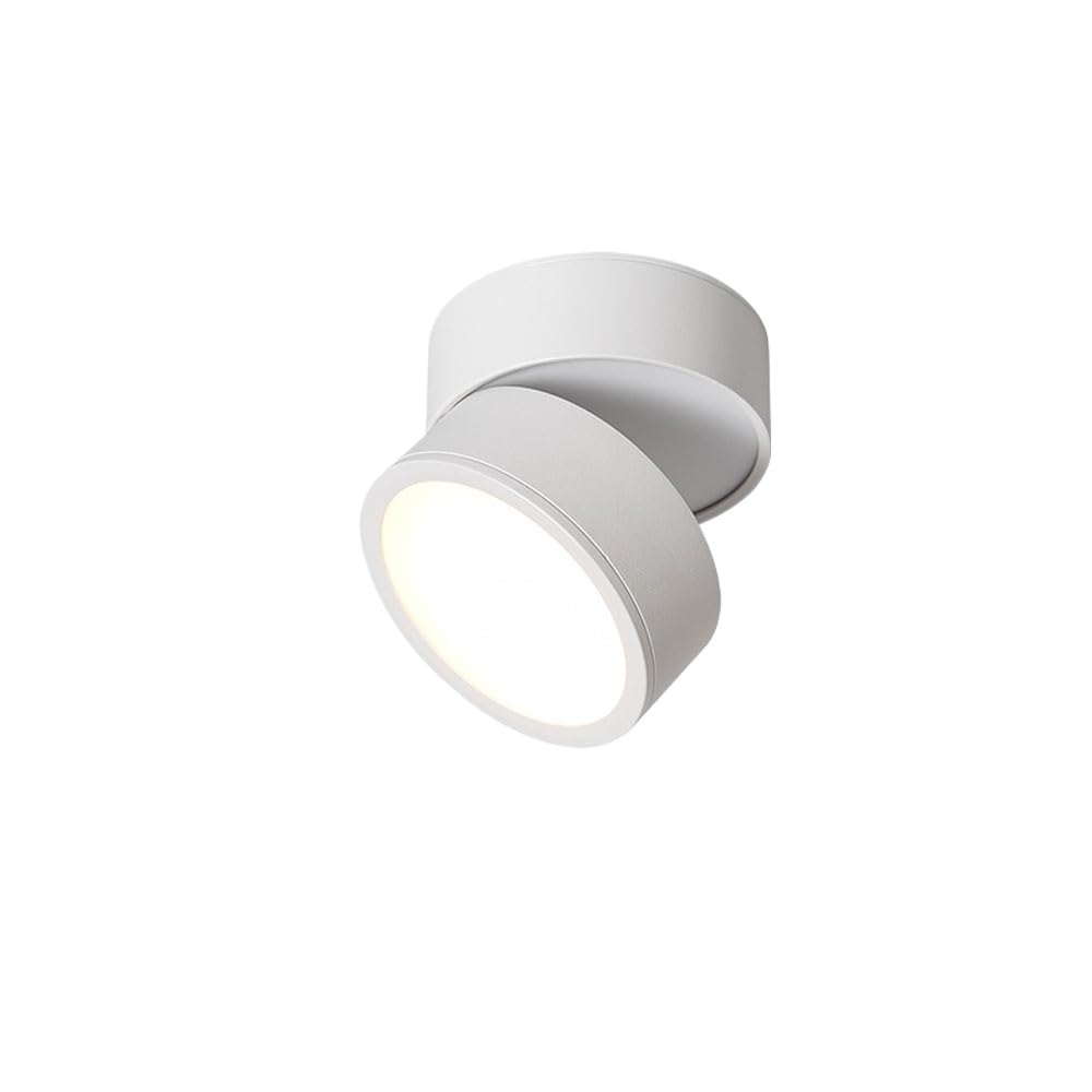 LEONFFS Ceiling Spot Light Mounted Downlight Spotlight Indoor Ceiling Lighting Head Led 7W Ceiling Spots 360° Adjustable Ceiling Light Flush Mount Ceiling Downlight Foldable