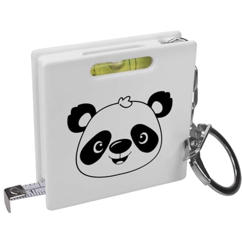 Cinta métrica con nivel y llavero Happy Panda