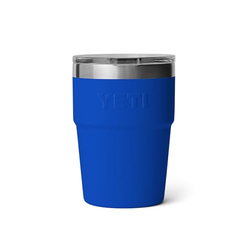 Image of YETI Rambler 16 oz Stackable Tumbler, Vacuum Insulated, Stainless Steel with MagSlider Lid | Stackable