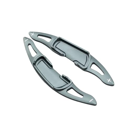 Compatible With Mazda For 3 2014 2015 2016 2017 2018 対応 アルミ合金製 車用ステアリングホイール シフター パドル延長アクセサリー 1組(Black)