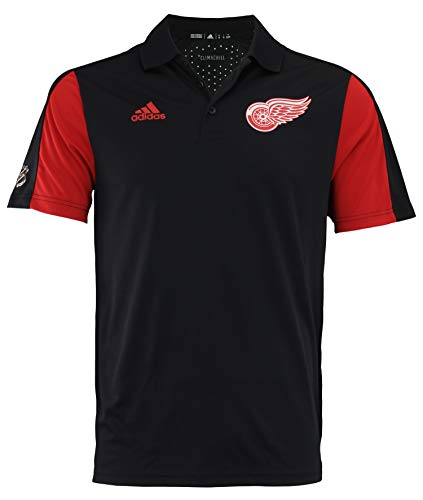 NHL Center ICE Finished Polo 1 REDWI BLK Polo/NHL RED Wing Size S