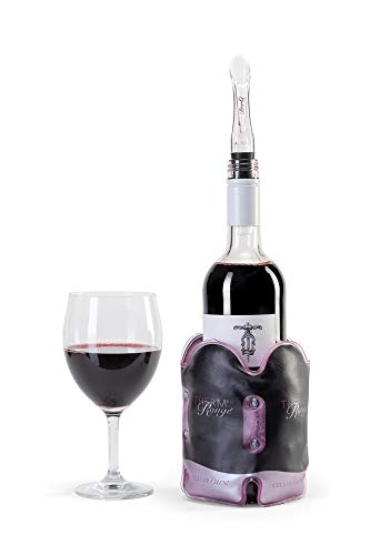 CellarDine Therm Au Rouge - Juego de Accesorios para Botella de Vino