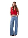GAP Women's 90's Low Rise Loose Jeans, Light Indigo 11, 26