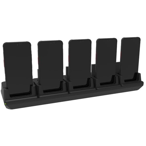 5-Slot Charging Cradle with Spare Battery Slot Compatible with XCover7 Pro