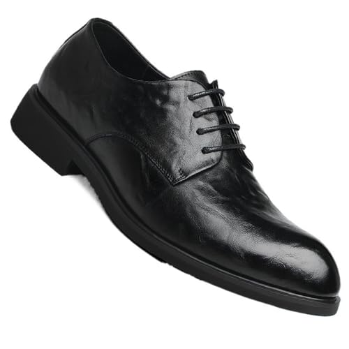 Mens Lace Up Brogue Oxford Shoes Leather Wingtip Design Business Formal Lightweight