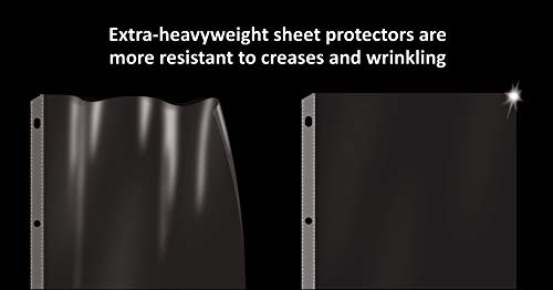 Image of GOLD SEAL 100 Count Diamond Clear Extra Heavyweight Sheet Protectors, 4 mils Strong,8.5 x 11, Top Load, 100 Pack