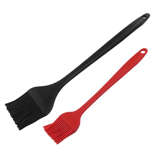 Hitefu 2 Pcs Silicone Pastry Brushes, Heat-proof Oil Cooking Brush