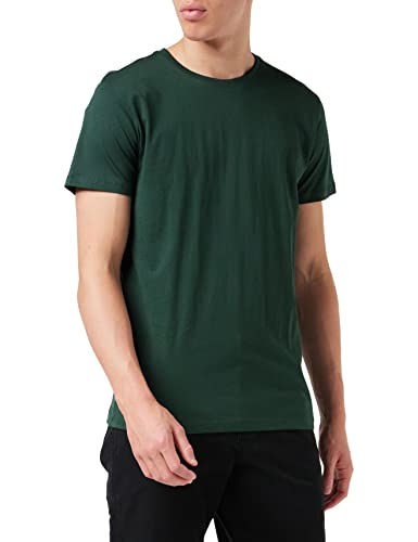 Esprit Rundhals Basic T-Shirt, Bleu (Teal Blue 455), S Homme