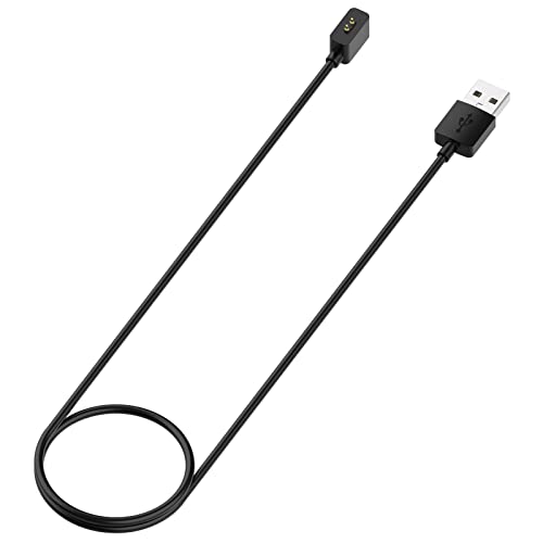 Cable de carga USB para Xiaomi Mi Band 10 y base magnética negra