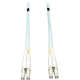 Tripp Lite 10Gb Duplex Multimode 50/125 OM3 LSZH Fiber Patch Cable (LC/LC) - Aqua, 3M (10-ft.)(N820-03M)