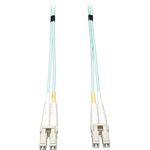 Tripp Lite 10Gb Duplex Multimode 50/125 OM3 LSZH Fiber Patch Cable (LC/LC) - Aqua, 3M (10-ft.)(N820-03M)