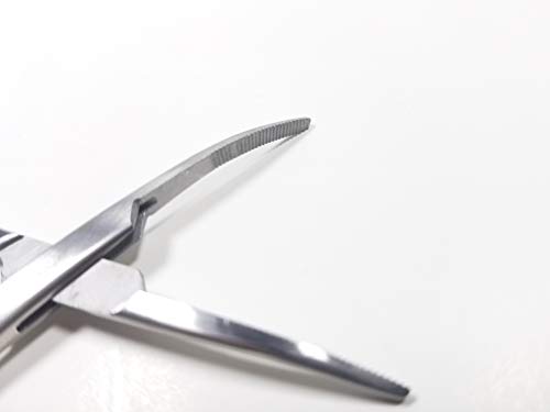 MedBlades Kelly Forceps/Clamps STR and CVD Medical Veterinary, Nurse, Dissection, Hemostats, Locking Forceps, Dog Pulling Hair, Fishing, Satin Finish, 5.5\"