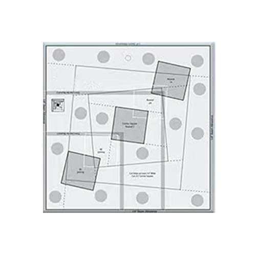 ZYNCUE 6/8/10Creative Grids Log Cabin Decoración Herramienta Patchwork Costura DIY Regla Bloques de Construcción Terminados Regla Cover