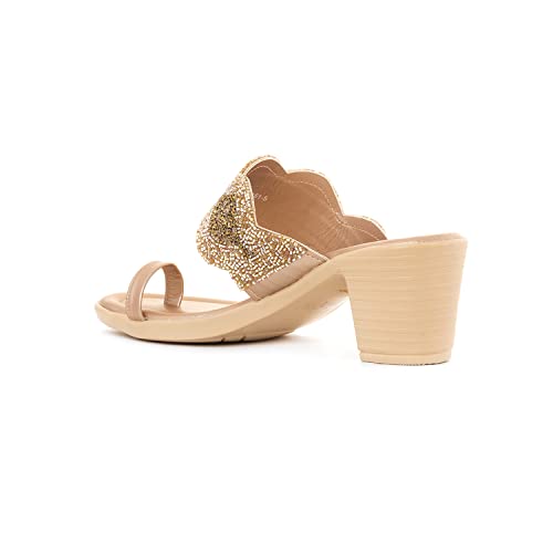 Image of Khadim's Cleo Block Heel Sandal for Women