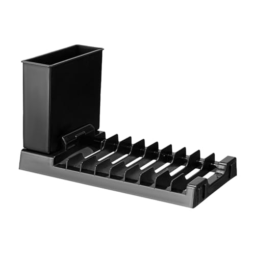 Escurridor de platos: soporte plegable para utensilios, organizador de vajilla, escurridor, estante que ahorra espacio para utensilios