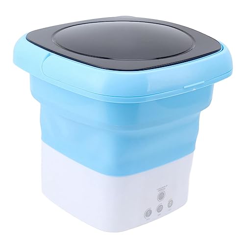 Mini Collapsible Washing Machine Portable Mini Washing Machine Energy Efficient 100-240V Home Deep (US Plug)