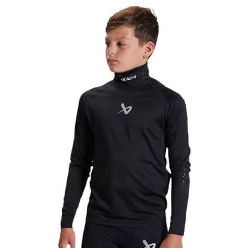 Bauer - Youth Long Sleeve Neckprotect (Black, XL)2