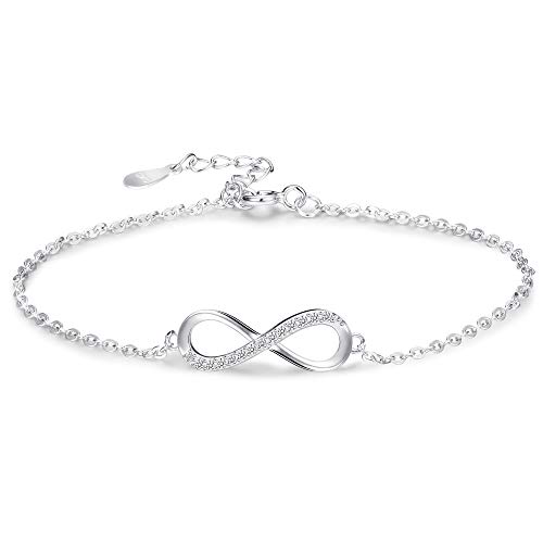 BESTEEL 925 Argento Bracciale Infinito per Donna