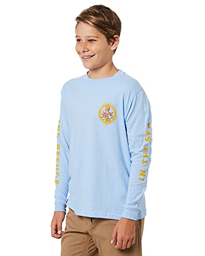 Salty Crew Big Boys' Deep Reach LS T-Shirt - Light Blue3