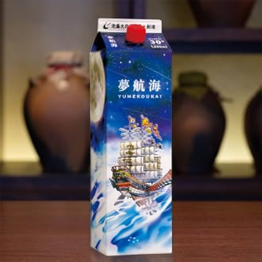 Amazon.co.jp: 泡盛 夢航海1800ml紙パック30度×6本(1ケース