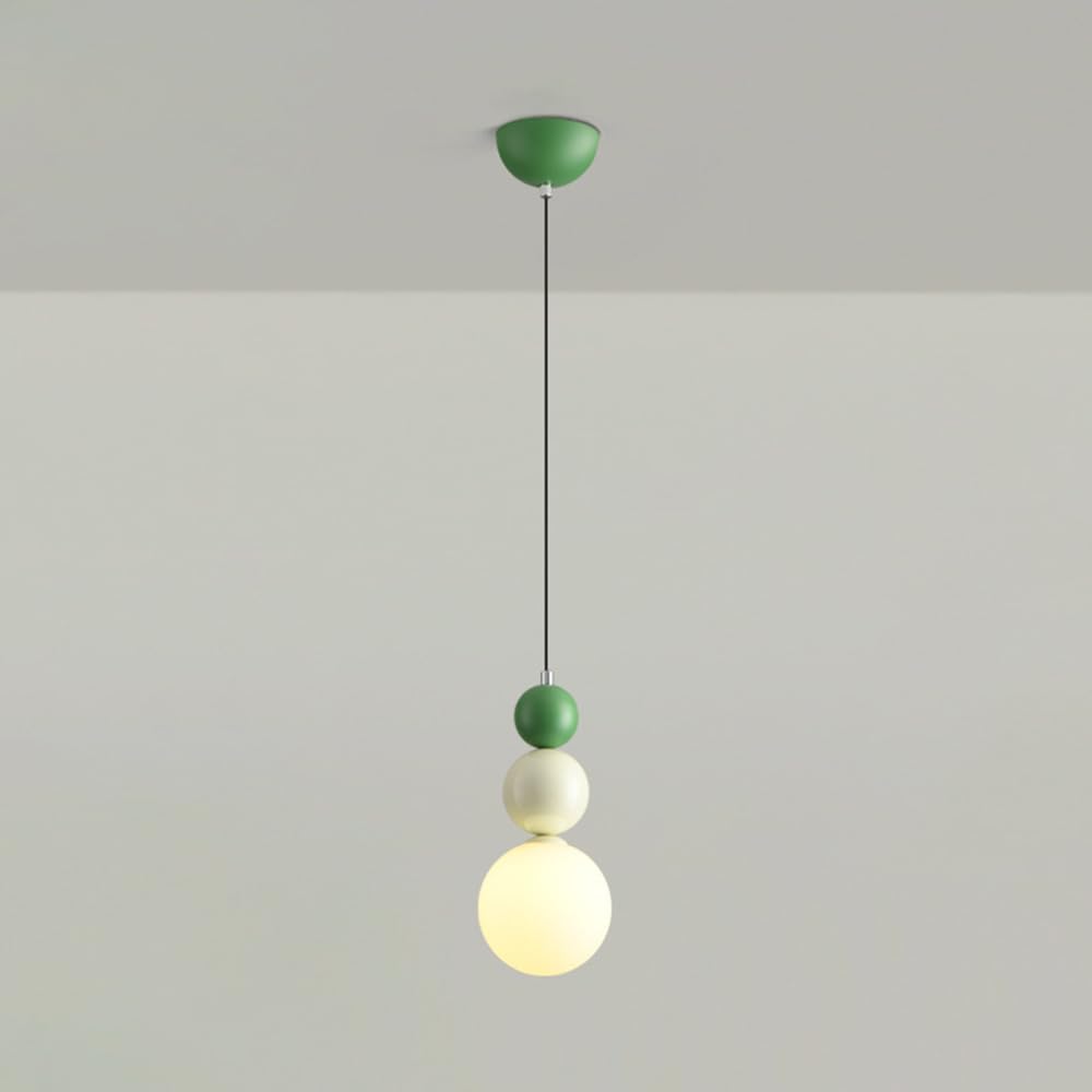 Mini lampe suspendue boule pour libérer de l'espace sur la table de chevet de la chambre