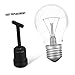 Veemoon 2sets Lamp Socket Rings Replacement Kit Light Socket Removal Tool for Lamp Shade Ring for Light Fixtures