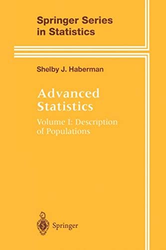 Advanced Statistics: Description of Populations (Springer Series in ...