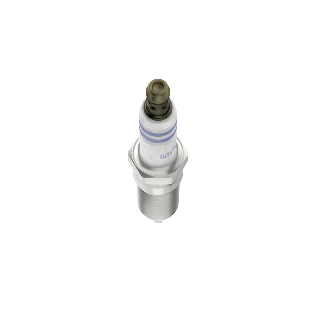 Bosch Doble Iridio 0242236675 - Bujía de Encendido para un Arranque Fiable y una Larga Vida Útil del Motor de Gasolina - con Diseño Resistente (Paquete de 4)