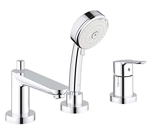 GroheBau Edge Ohm Bath 3 Holeeads, Chrome, 2511700A