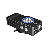 充電式ウォーキング ライト 超小型クリップライト 高輝度EDC懐中電灯 LED白光/赤光 マグネット IP66防水防塵 夜間散歩 アウトドア キャンプ 釣り 緊急用