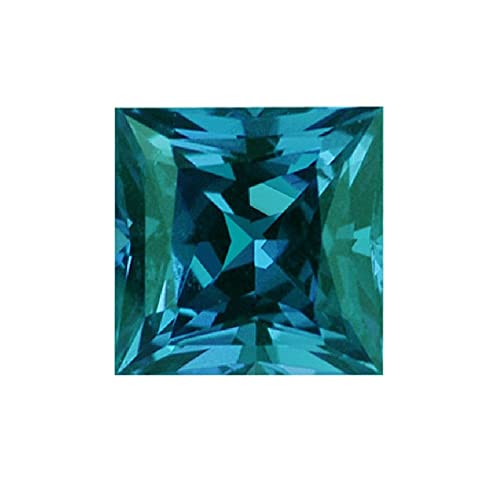 Instagem Lab Created Alexandrite Square Princess Cut Shape AAA Quality from 2MM-10MM