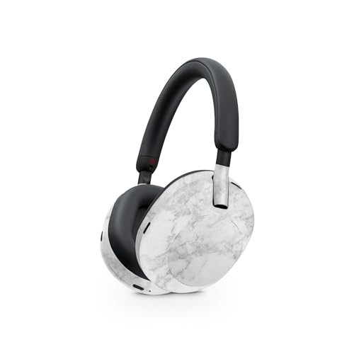 Image of MightySkins Glossy Glitter Skin Compatible with Sony WH-1000XM5 Headphones - Frost Marble | Protective, Durable High-Gloss Glitter Finish | Easy to Apply