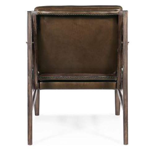 Sillón Plegable Cuero Marrón miniatura 3
