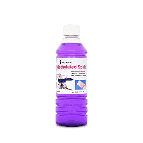 Bird Brand Methylated Spirits - Denatured Alcohol, 500ml (1 x 500ml Bottle)