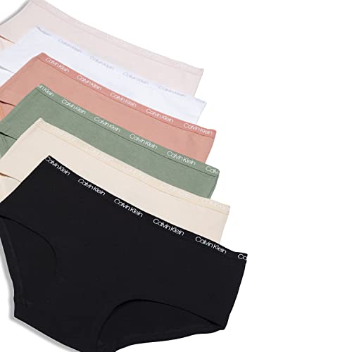 Calvin Klein girls Cotton Hipster Underwear Panties, 6-pack2