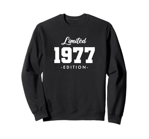 Retro 46 Años Nacido en 1977 Edición Limitada 46 Cumpleaños Sudadera