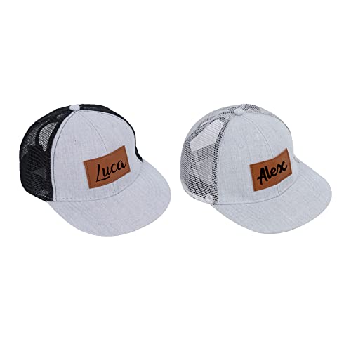Custom Toddler Cap, Personalized Adjustable Kid Baseball Hat Boy's Toddler Trucker Cap Son and Dad Matching Snapback Hat