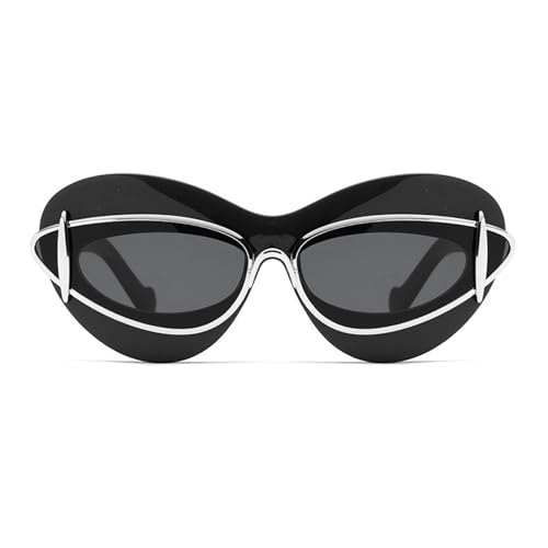 willochra fashion Lips cat eye sunglasses for women vintage unqiue Y2K sun glasses ladies gradient eyewear sexy shades