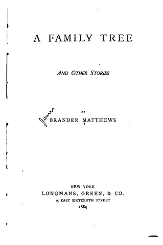 A Family Tree, and Other Stories
