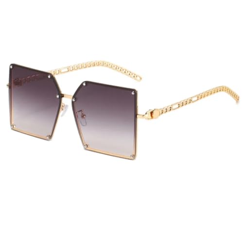 Lunettes de soleil sans monture en vacances : sublimez votre style rétro dégradé sous le soleil