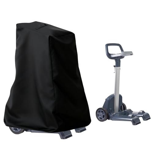Dijia Housse de Protection pour Robot de Piscine en Tissu Oxford 420D, Bâche Étanche, Anti-UV et Anti-Poussière, Compatible avec Dolphin et la Plupart des...